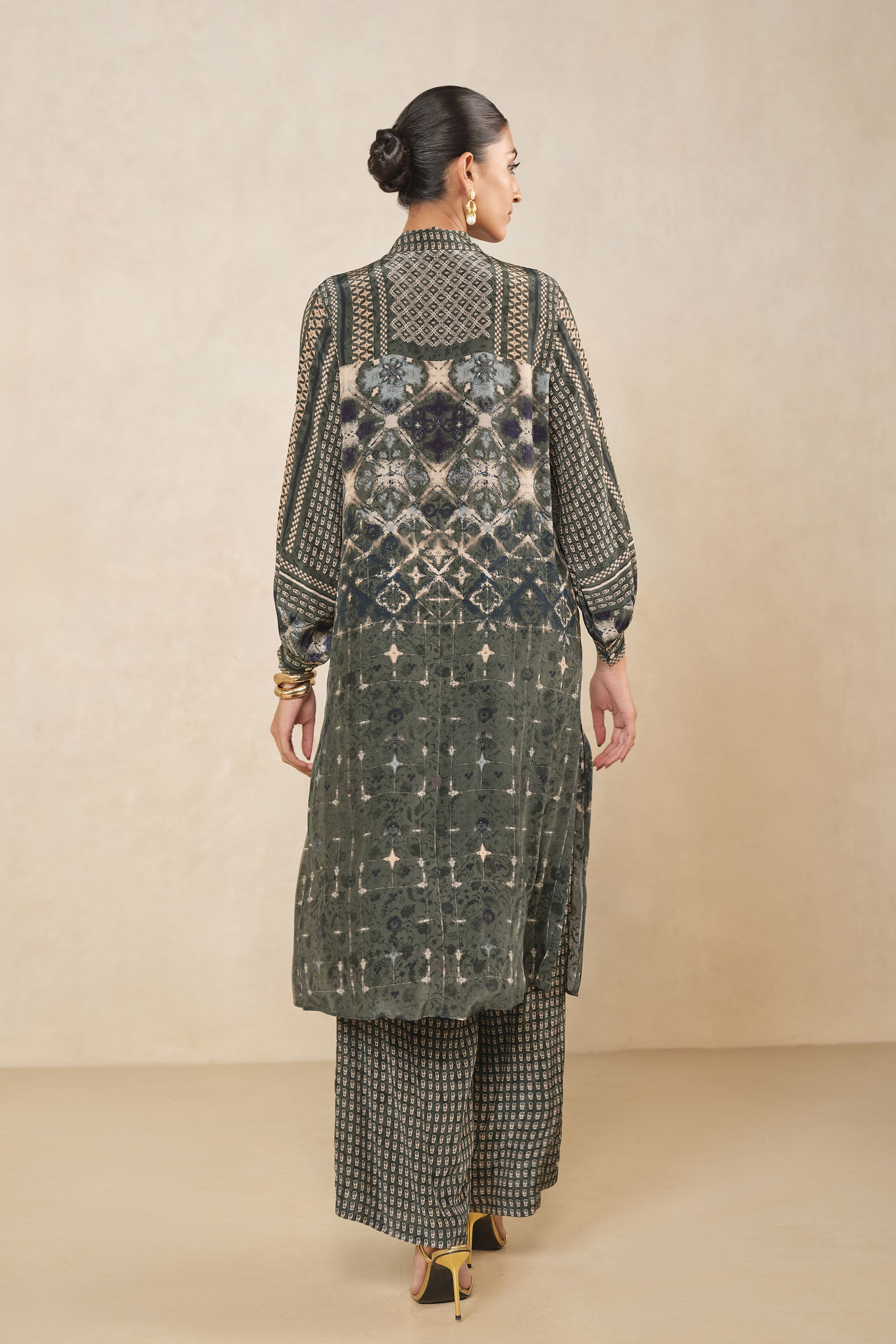Elva Kurta Set - Green
